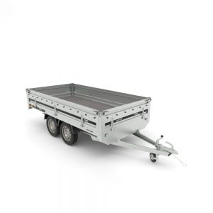 Remorca dublu ax cu obloane detasabile