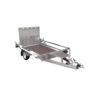 remorca de utilaje cu rampa pe spate mono ax 1800kg