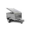 Remorca auto Alfa 12011 cu capac metalic pe telescoape