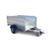 Remorca auto carosata cu capac de aluminiu cu sistem de franare 1300kg