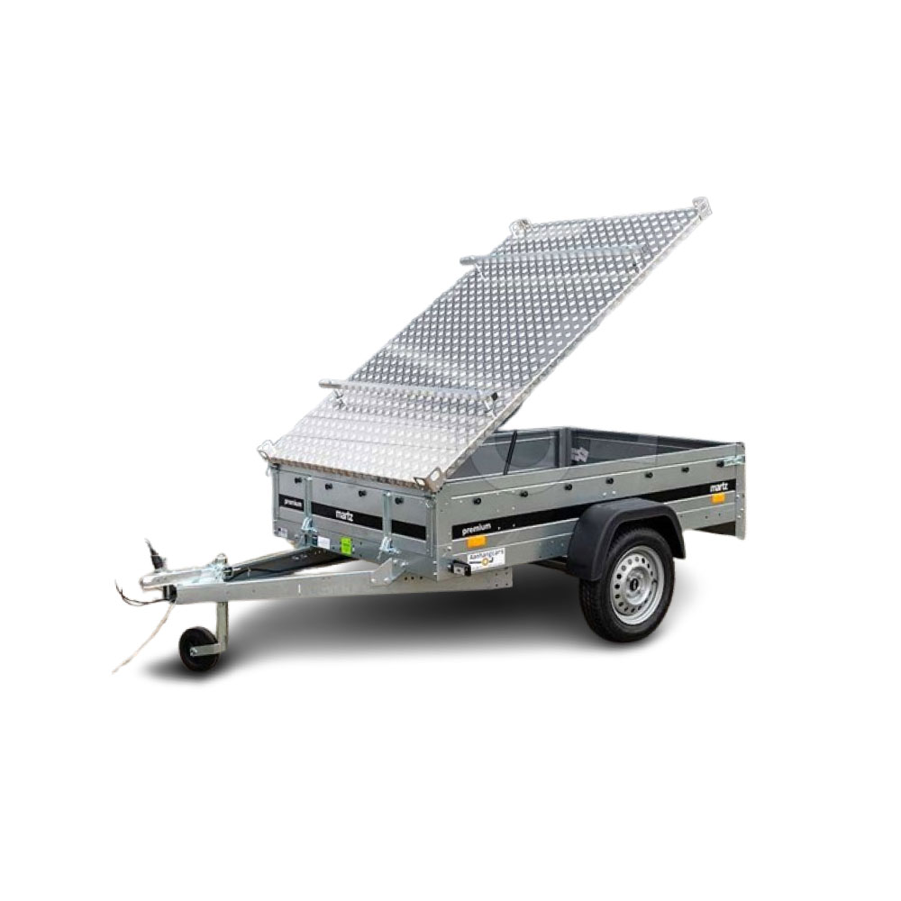 Remorca auto cu capac aluminiu Premium 201 Martz 750kg